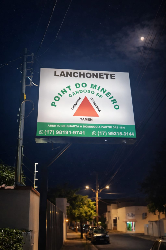 Lanchonete Point do Mineiro  Cardoso SP